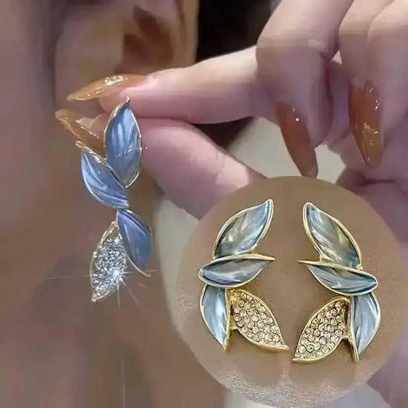 925 Silver Needle Korean Fashion Square Pearl Drop Earrings For Women Jewelry 2024 Trending New Women's Vintage Zircon Earrings