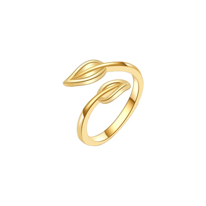 Fashion Toe Ring for Women Girl 18K Gold Plated Jewelry Small Size Adjustable Open Tail Stacking Rings Summer Beach Foot Jewelry