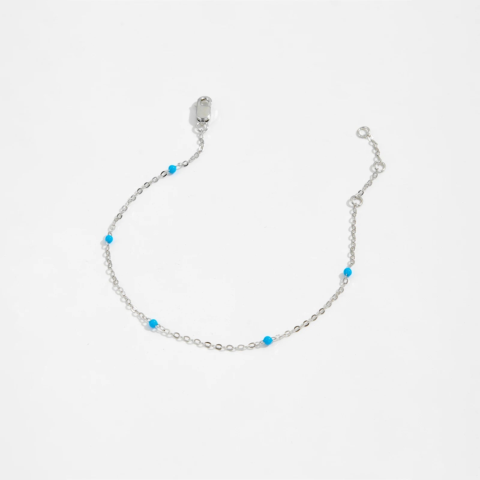 ANDYWEN 100% 925 Sterling Silver Gold Turquoise Chain Enamel Bracelet Luxury Women 2022 Women Charm Wedding Crystal Jewelry