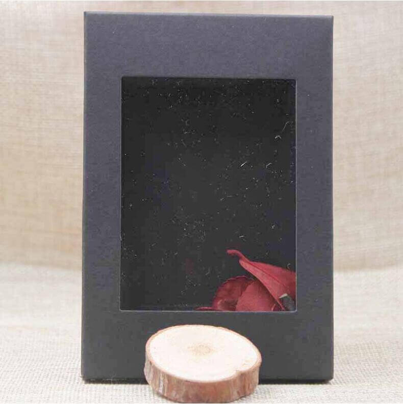 Set Up Boxes With Clear PVC Window | PVC Jewelry Packaging Box