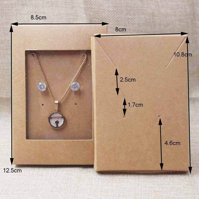 Set Up Boxes With Clear PVC Window | PVC Jewelry Packaging Box