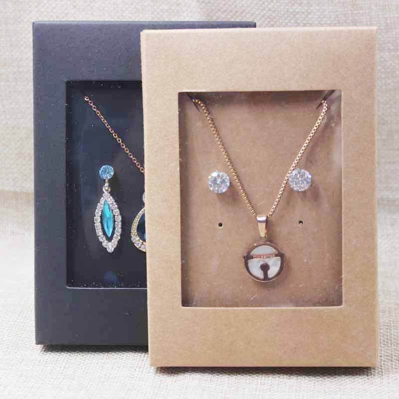 Set Up Boxes With Clear PVC Window | PVC Jewelry Packaging Box