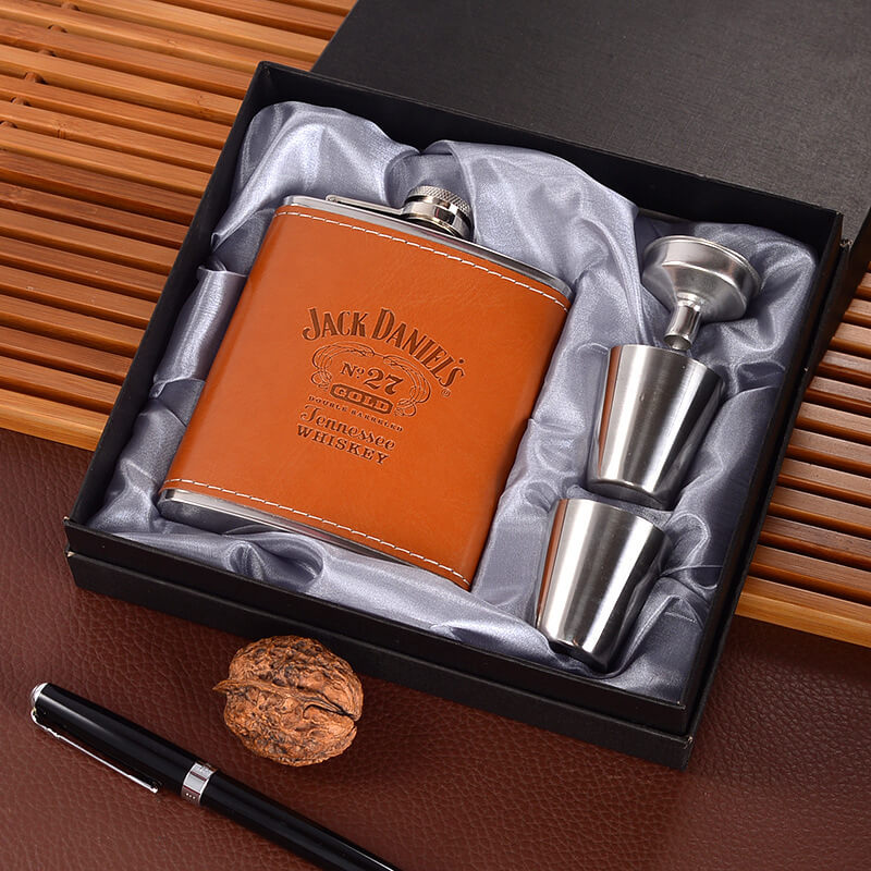 Stainless Steel Wine Gift Set | Luxury Wine Bottle Carrier