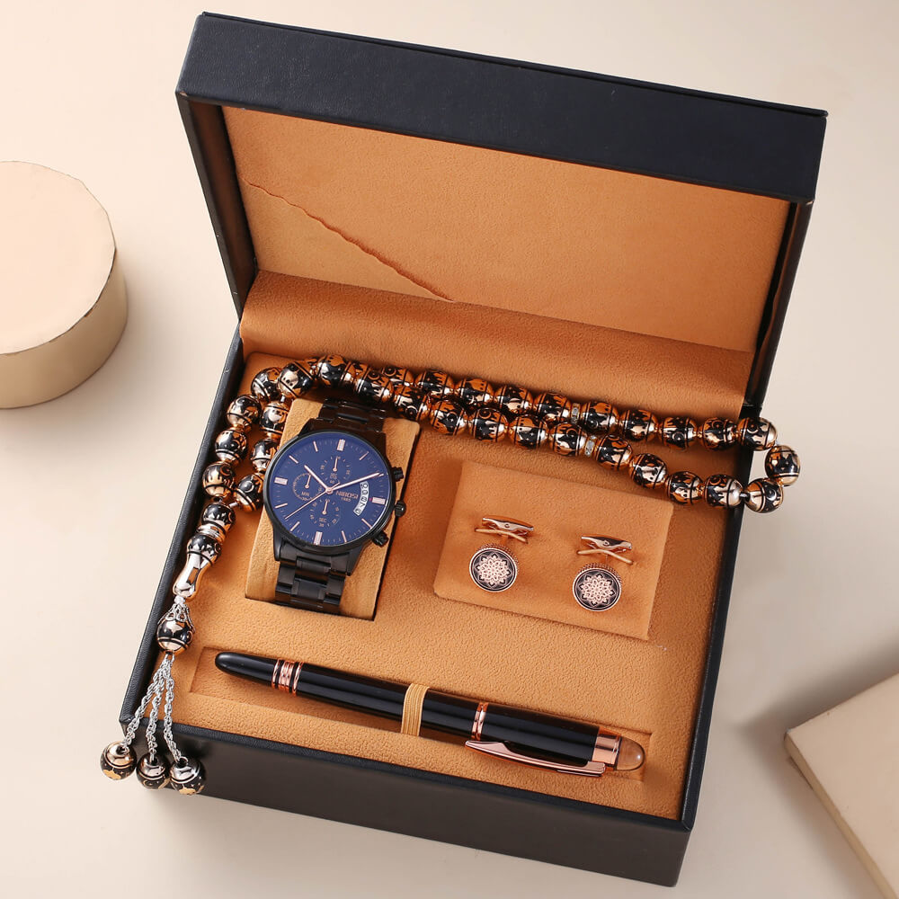 Stylish Men’s Accessories Gift Set For Professionals | Watch Gift Set