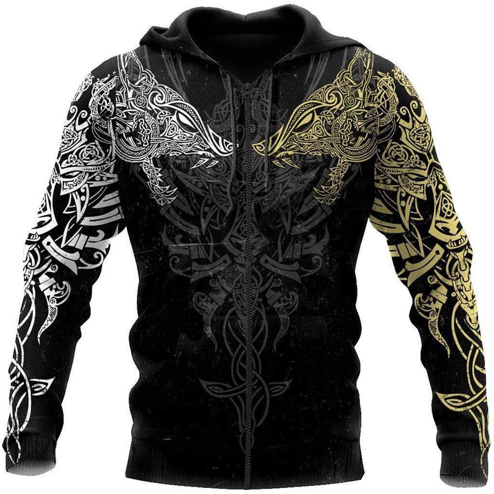 Stylish Printed Athletic Pullover Sweater | Casual Pullover Sweatshirt