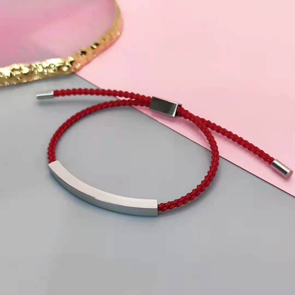 Titanium Steel Braided Bracelet | Couples Matching Bracelets
