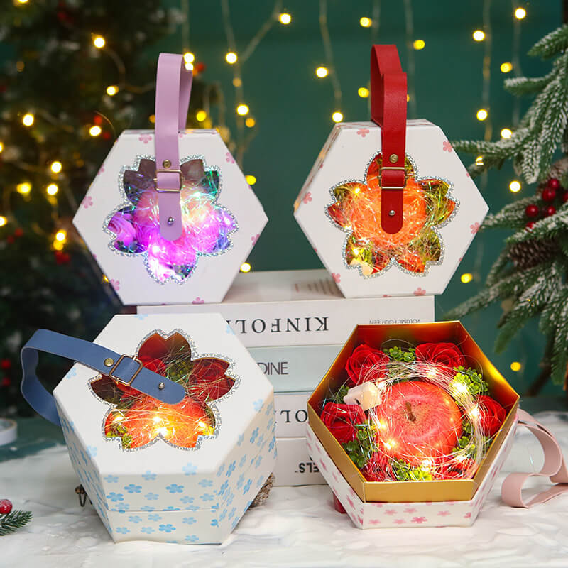Transparent Foldable Cartoon Packaging Box Party Favor Box