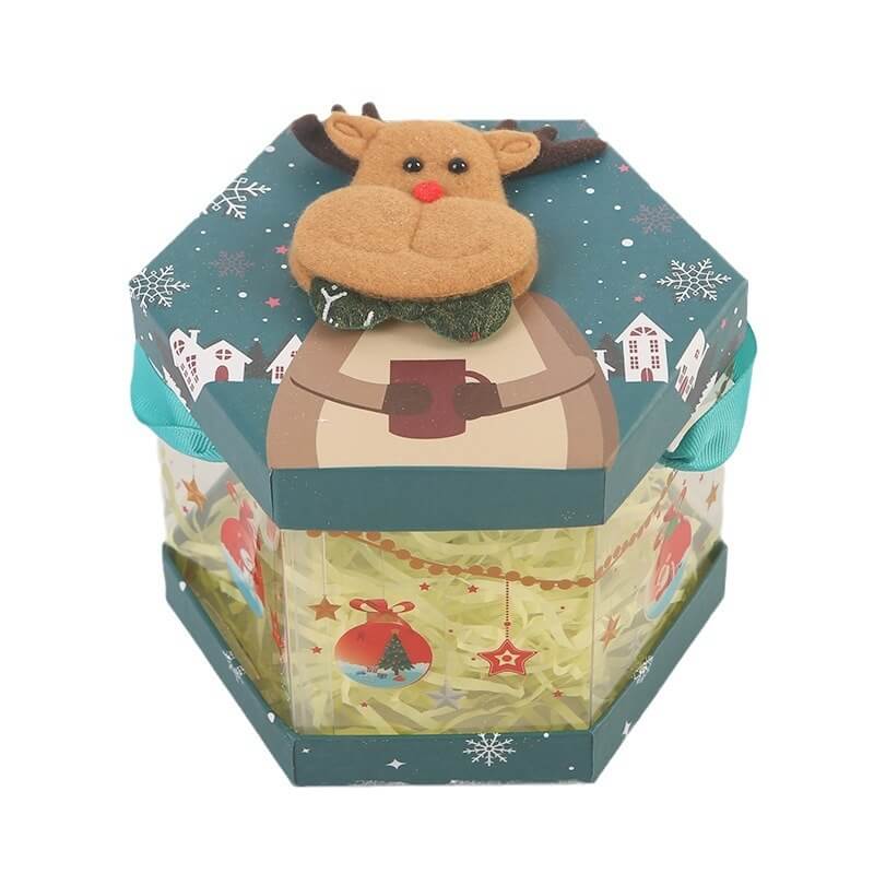 Transparent Foldable Cartoon Packaging Box Party Favor Box