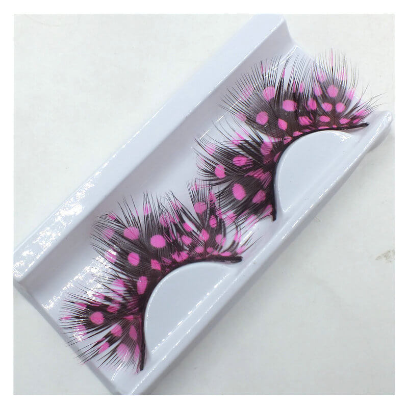 Two Color Ombre Feather False eyelashes | Dual Color False Eyelashes