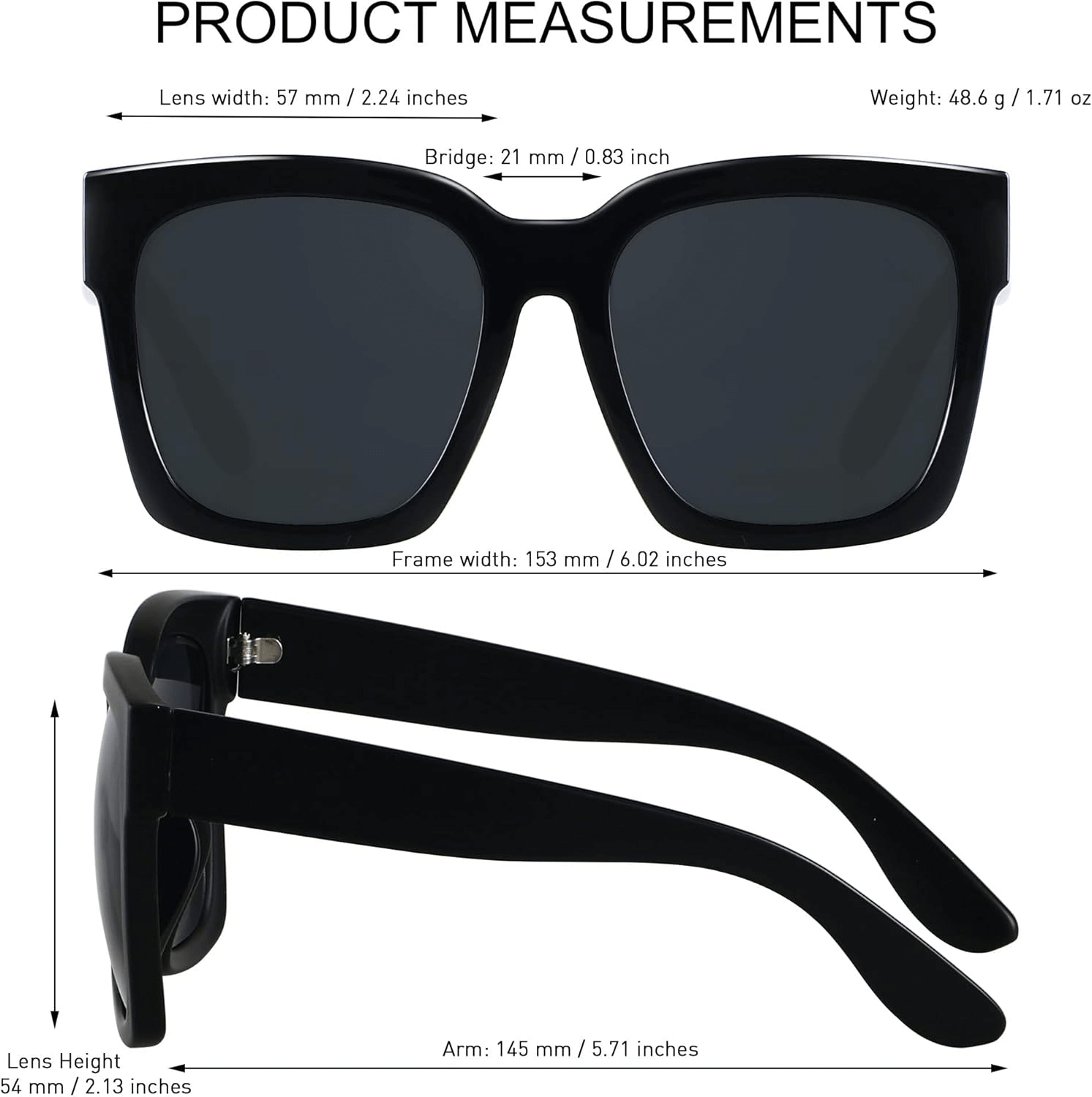UV Protection Oversized Sunglasses For Women | Fashion Sunglasses Women