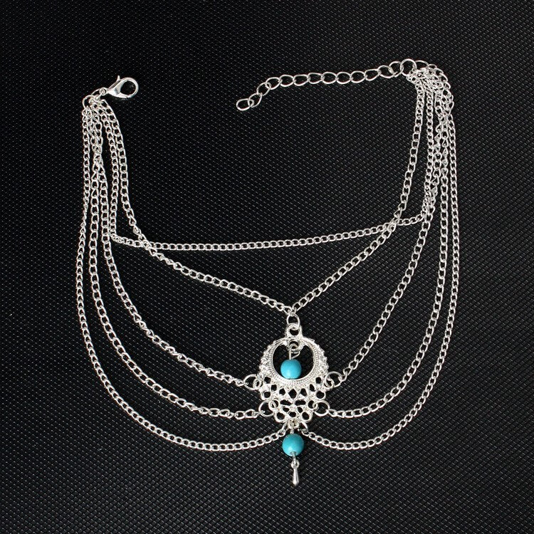 Vintage Bohemian Anklet Adjustable Boho Anklet For Women