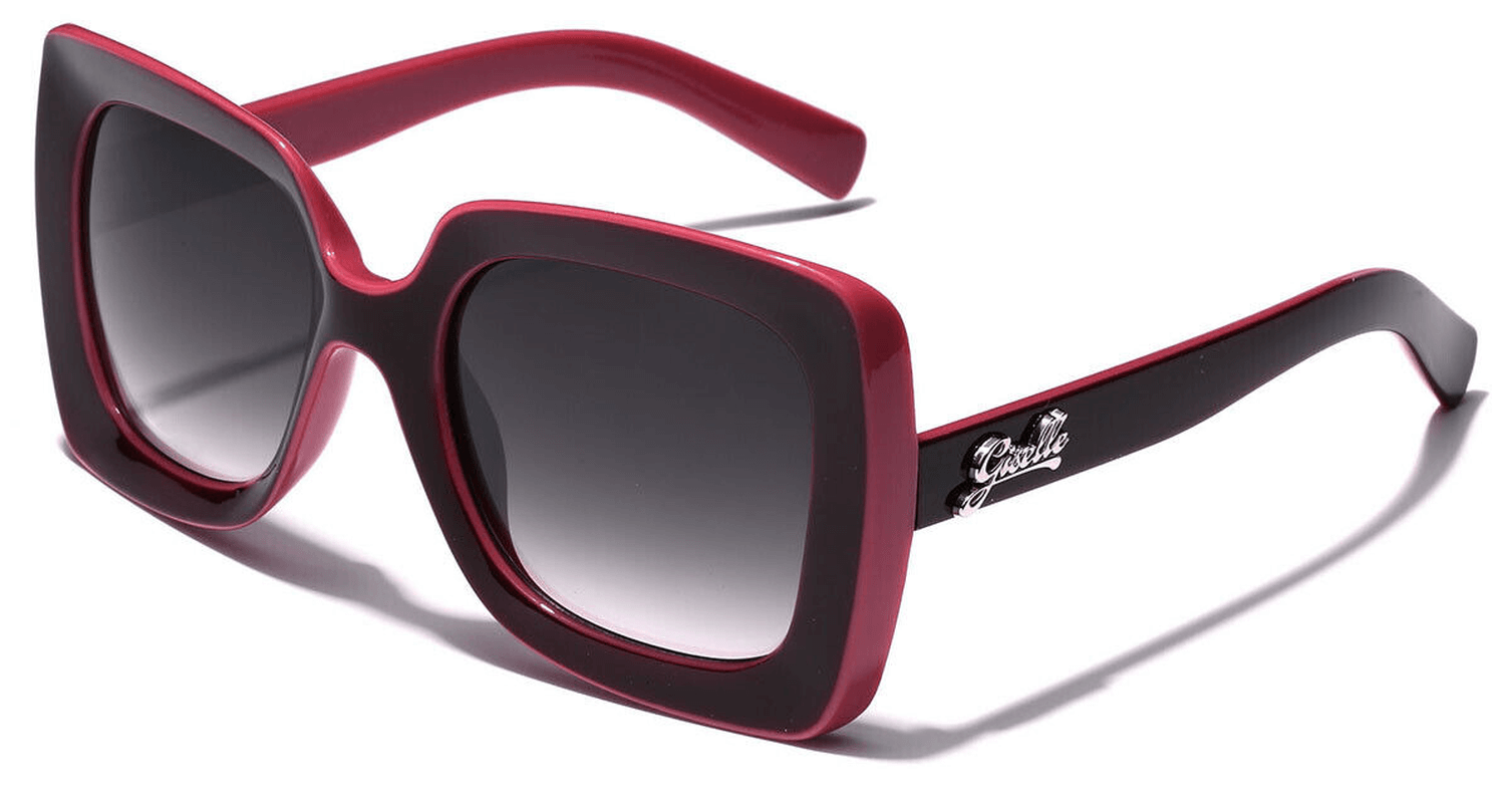 Vintage Celebrity Sunglasses | UV400 Protection Square Sunglasses Women