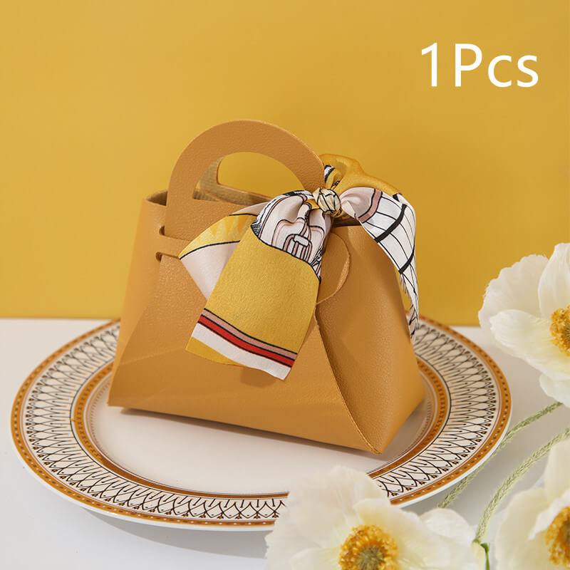 Wedding Sweet Box Leather Packaging | Premium Candy Packaging