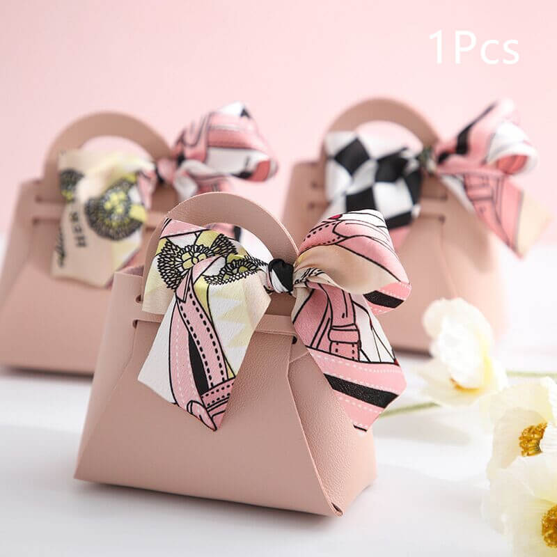 Wedding Sweet Box Leather Packaging | Premium Candy Packaging