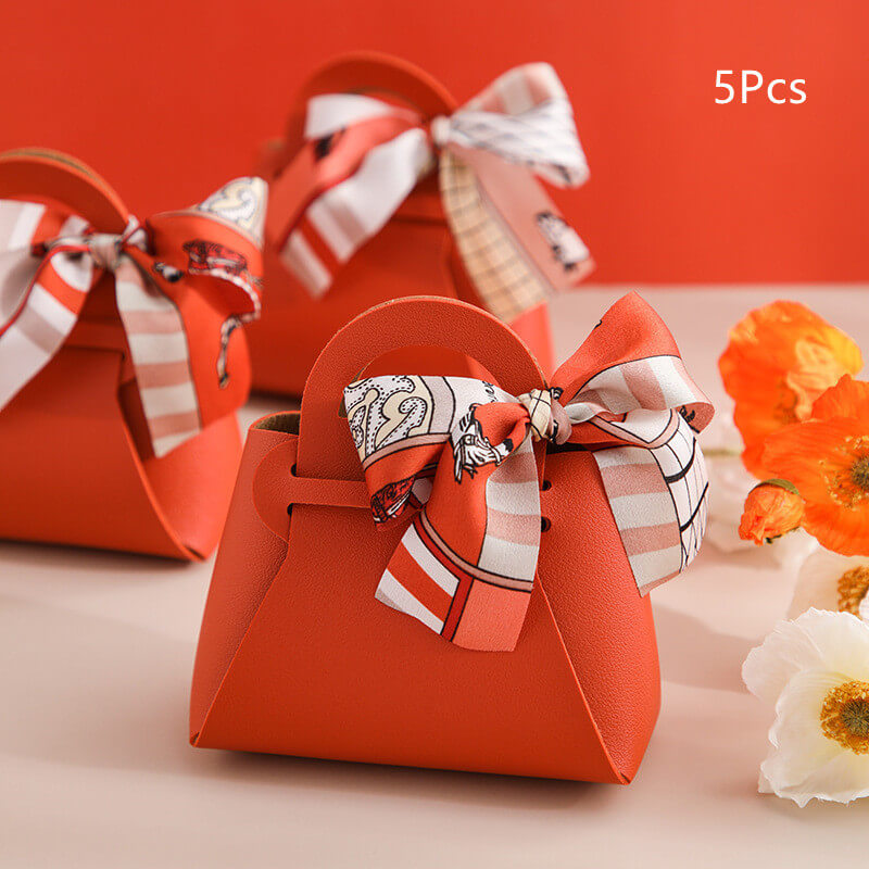 Wedding Sweet Box Leather Packaging | Premium Candy Packaging