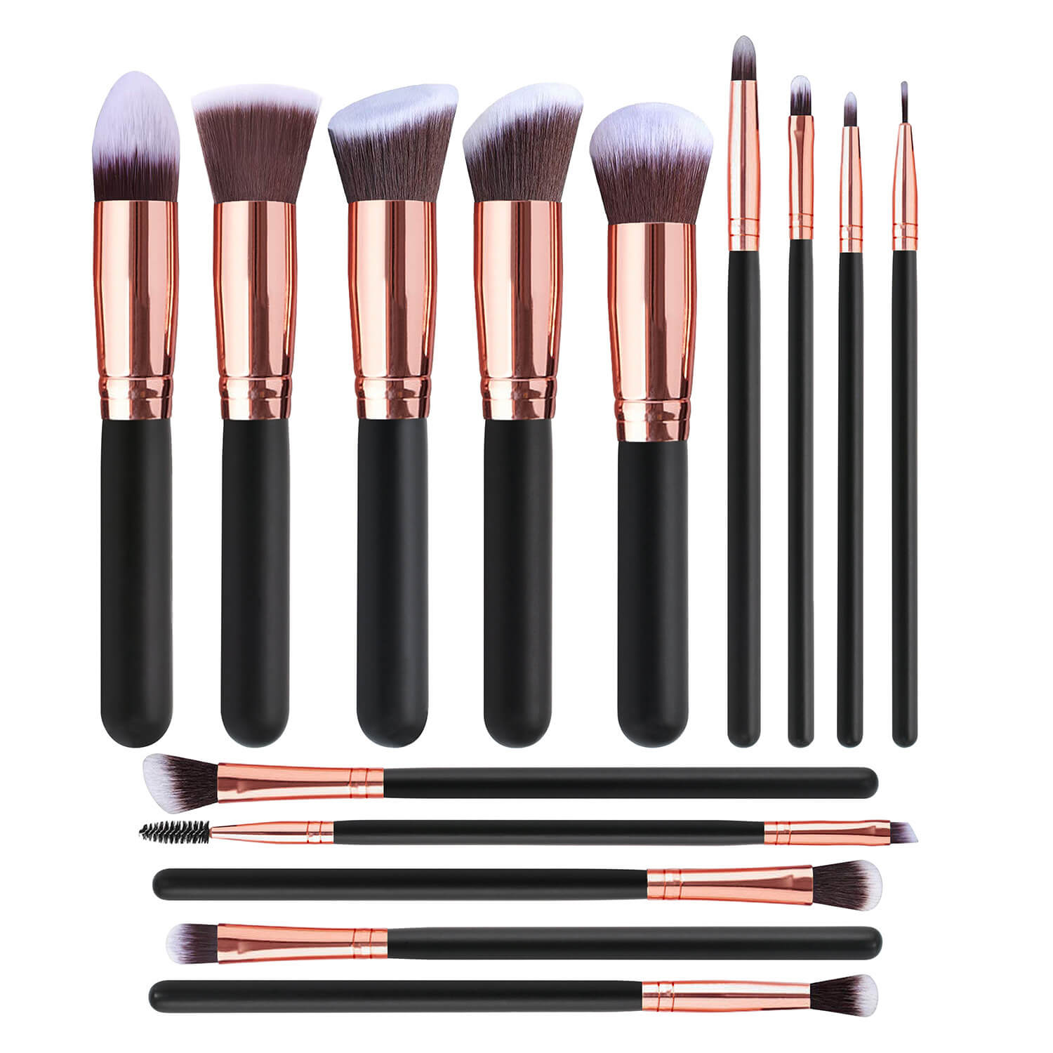 What Is Included In 14 Black Makeup Brush Set Cosmetic Brush Set