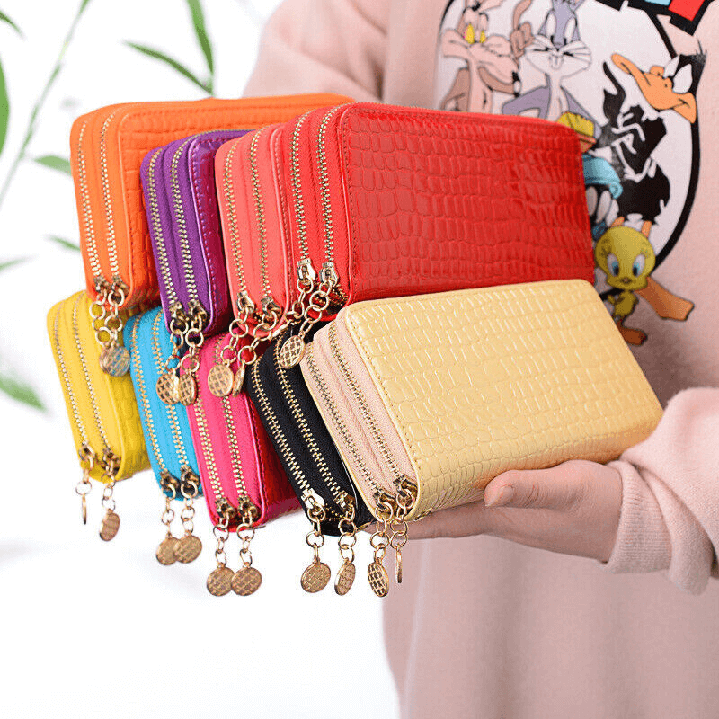 Women’s Leather Wallet | Women’s Long Leather Wallet With Wrist Strap