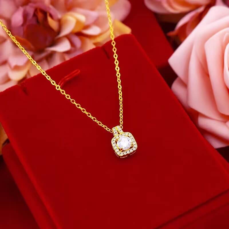 Zircon Pendant With Matching Earrings | Zircon Fashion Jewelry