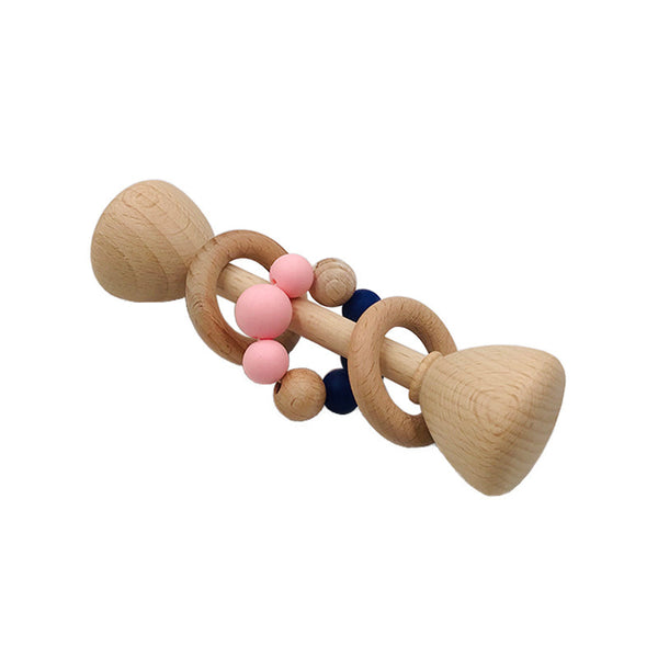 Baby Beech Wood Rattles Teething Toys