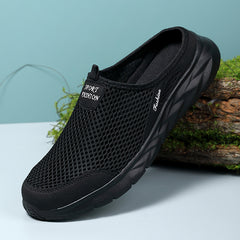 Leisure Sports Half Slippers Mesh Shoes