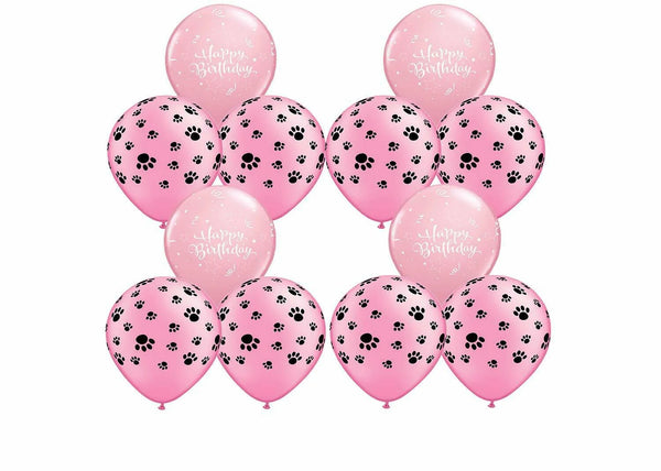 Skye Patrol Pink Paws Happy Birthday Balloon Bouquet