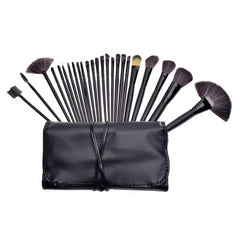 Set of 24 makeup brushes