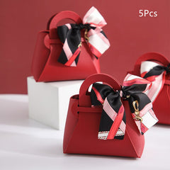 Leather Wedding Candy Packaging Gift Box