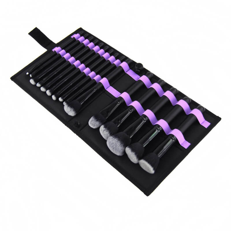 15 Piece High-Quality Makeup Brush Set | Black Full Set Makeup Brushes