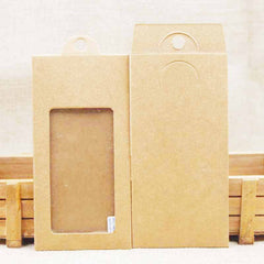 Jewelry Necklace Packaging Box Window Box Paper Creative Small Pendant Gift Packaging Box