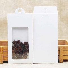 Jewelry Necklace Packaging Box Window Box Paper Creative Small Pendant Gift Packaging Box