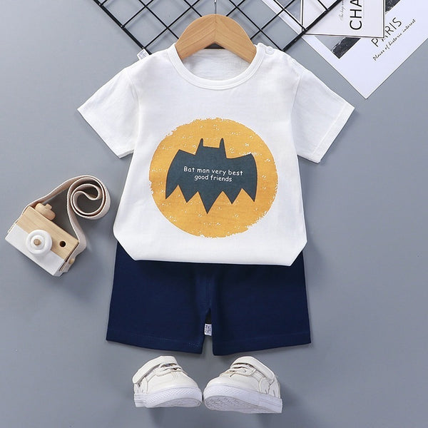 Summer Clothes For Infants And Young Children 1-2-3-4-5-6 Years Old baby T-shirt Shorts