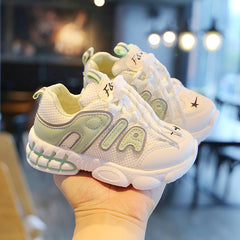 Autumn New Children Sports Shoes Boys Breathable Net Shoes