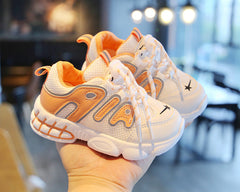 Autumn New Children Sports Shoes Boys Breathable Net Shoes