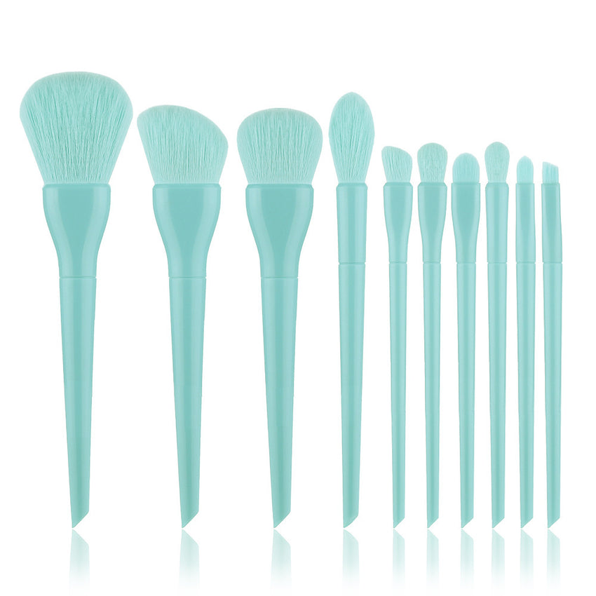 10 candy-colored makeup brushes