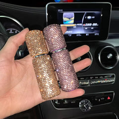 10Ml Mini Refillable Perfume Atomizer Travel Perfume Bottle Bling Glitter Spray Bottles Crystal Perfume Bottle Car Accessories