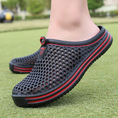 Casual Hole Shoes Half Slippers Summer Beach Shoes