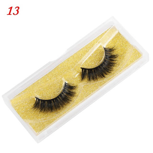 25mm Mink fake Lashes | Wispy Fluffy Mink Eyelashes