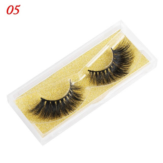 25mm Mink fake Lashes | Wispy Fluffy Mink Eyelashes