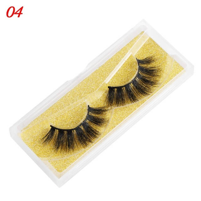 25mm Mink fake Lashes | Wispy Fluffy Mink Eyelashes