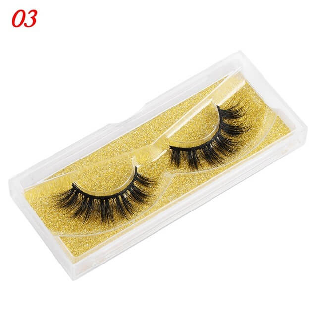 25mm Mink fake Lashes | Wispy Fluffy Mink Eyelashes