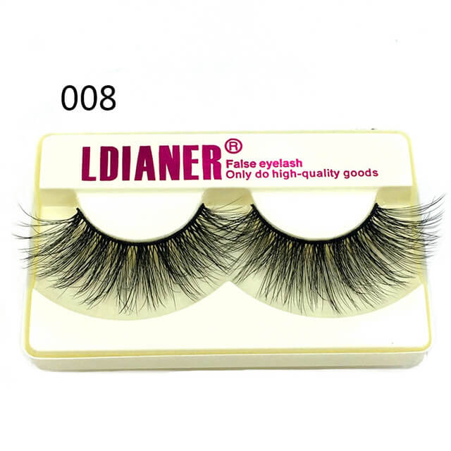 25mm Mink fake Lashes | Wispy Fluffy Mink Eyelashes