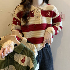 Autumn New Fashion Striped Clothes Women