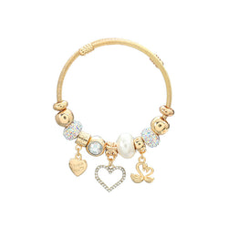 Women's Heart-shaped Pendant Bracelet Couples Bracelet
