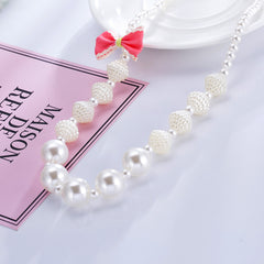 Wholesaling new children necklaces creative children jewelry bracelets lovely sweet fashion children pearl necklaces