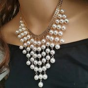 Luxury Tassel Pearl Necklace