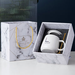 Constant Temperature Ceramic Mark Cup Set Gift Box