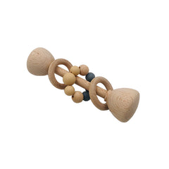 Baby Beech Wood Rattles Teething Toys