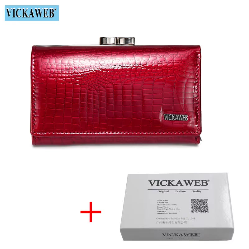 Women Wallet Small Short Genuine Leather Wallet Female Alligator Hasp Coin Purse Women Purses Mini Womens Wallets and Purses