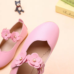 Korean Girls Shoes Wholesale Children Shoes Shoes Shoes Flower Princess Baby Shoes On Behalf Of Soybean