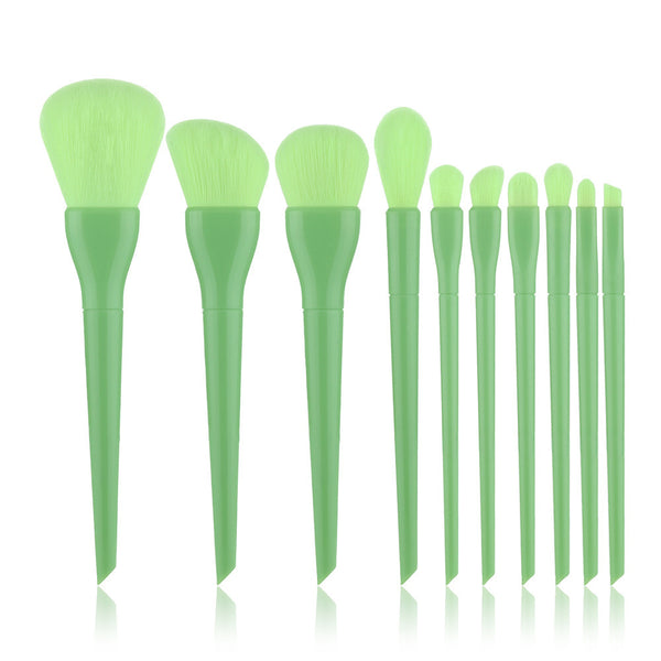 10 candy-colored makeup brushes